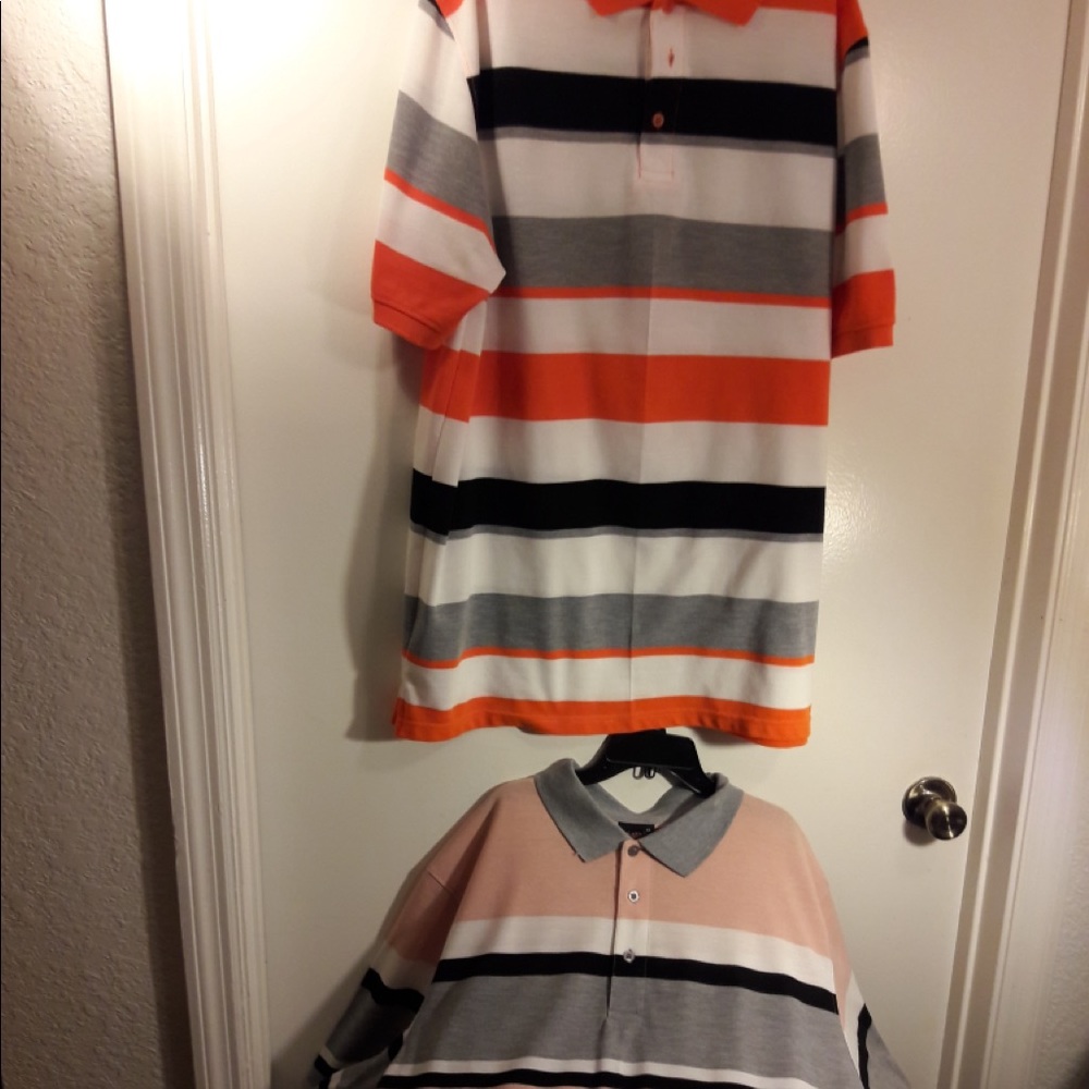 2 (BLAC CAQUES) STRIPPED POLO SHIRT